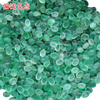 Cabujón de forma ovalada de nácar natural, piezas de corte de frijoles pequeños, ágata verde para anillos, diseño de incrustaciones, fabricación de collares para mujeres