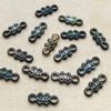 Cabujón pequeño de corte de diseño infinito de nácar Natural para joyería DIY frijoles usando piezas para hacer collares pulsera de mujer 
