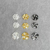 Corte en forma de flor de nácar Natural para hacer pulseras, diseño de trébol, joyería para mujer DIY con diseño de pendientes, fabricación de incrustaciones