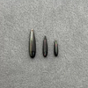 Pendientes largos finos con forma de gota de nácar Natural para mujer, joyería, diseño de moda para hacer bricolaje, piedra de color negro