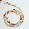Granos de joyería de nácar Natural para hacer collares, forma DIY, diseño opcional para pulsera, piezas de moda para mujer, color blanco 