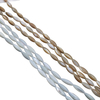 Corte natural en forma de arroz de nácar para joyería, fabricación de collares, pulsera de mujer de color marrón, diseño de iconos de cabujón de bola de frijoles 