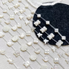 Imagen de nácar Natural, corte de cabujón ovalado en relieve para colgante, diseño de incrustaciones, concha negra, fabricación de collares para mujer 