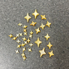 Cabujón de nácar Natural, frijoles pequeños, pequeña estrella para pendientes, diseño de trébol, pulsera con incrustaciones, joyería para mujer, concha amarilla