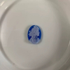 Pendientes con diseño de camafeo de nácar Natural, cara de señora de concha de ágata para mujer, fabricación de joyas, colgante con incrustaciones de cabujón de ágata azul 