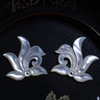 Forma de flor de nácar Natural, diseño colgante de corte en relieve, joyería para la cara, fabricación DIY, diseño de cabujón de flor blanca
