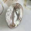 Funda de nácar Natural para jabón, belleza, maquillaje para mujer, Cenicero de concha blanca, diseño de joyería, carcasa original 