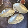 Corte en forma de plato de nácar natural para ensalada de dama usando un diseño de tazón, plato de frutas, fabricación de belleza, diseño de joyería colorido