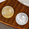 Iconos de nácar Natural, diseño de colgante de cabujón cortado para mujer, fabricación de joyas, diseño de imagen de concha blanca en relieve